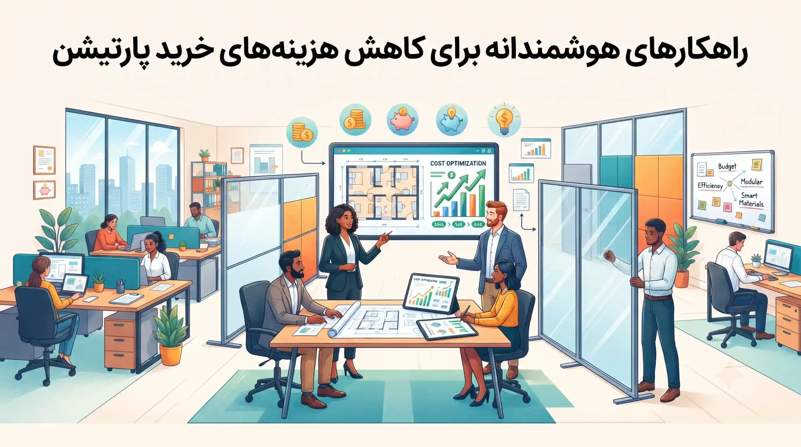 💡 راهکارهای هوشمندانه برای کاهش هزینه‌های خرید پارتیشن