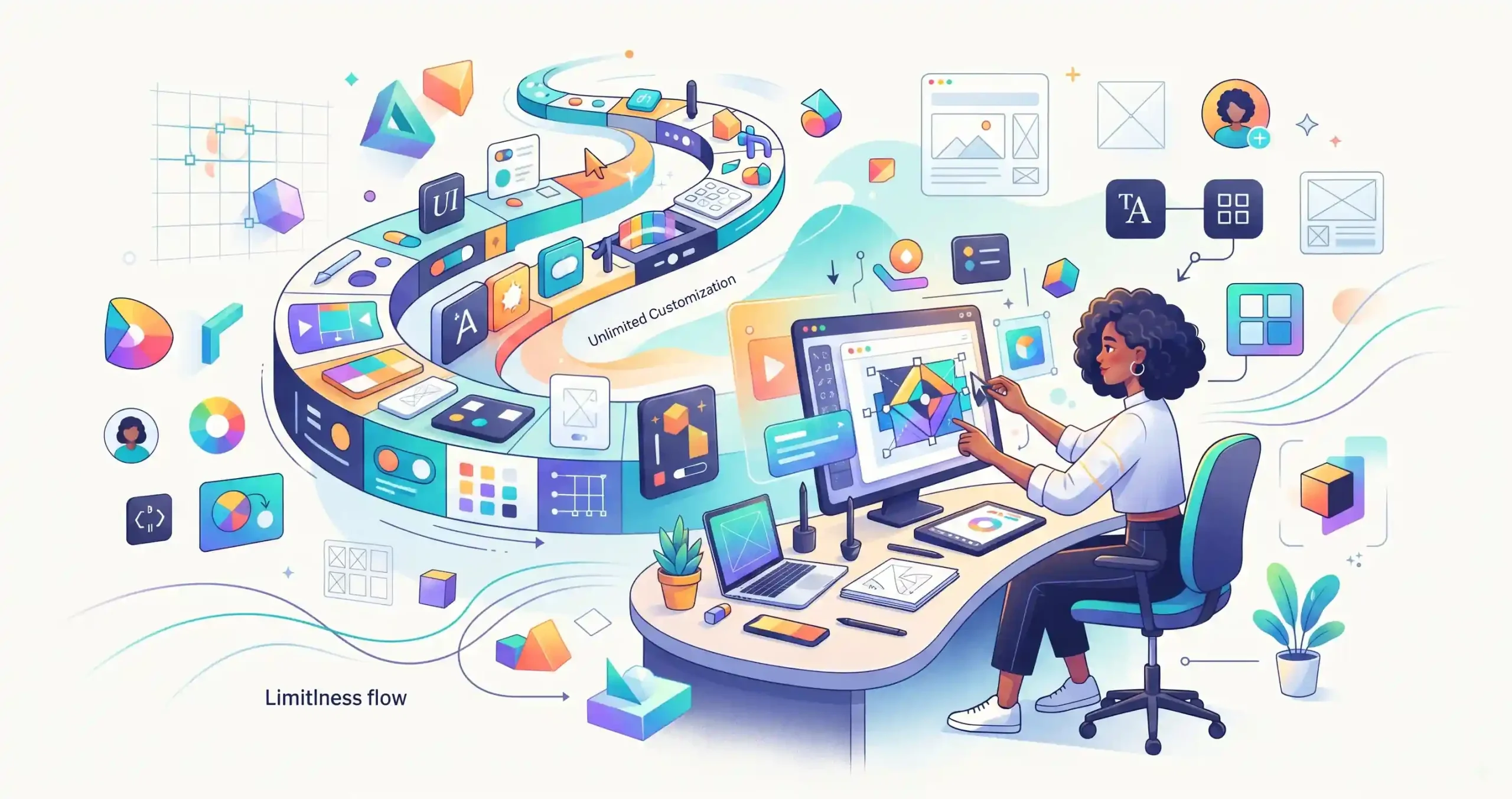 🛠️ انعطاف پذیری در طراحی و قابلیت سفارشی سازی نامحدود