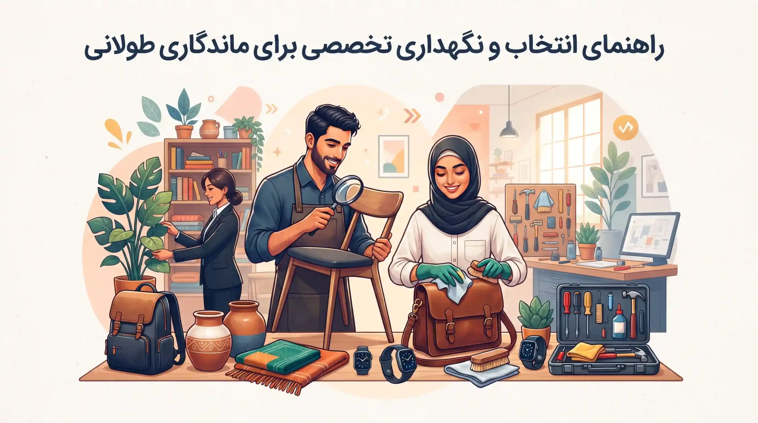 🛠️ راهنمای انتخاب و نگهداری تخصصی برای ماندگاری طولانی