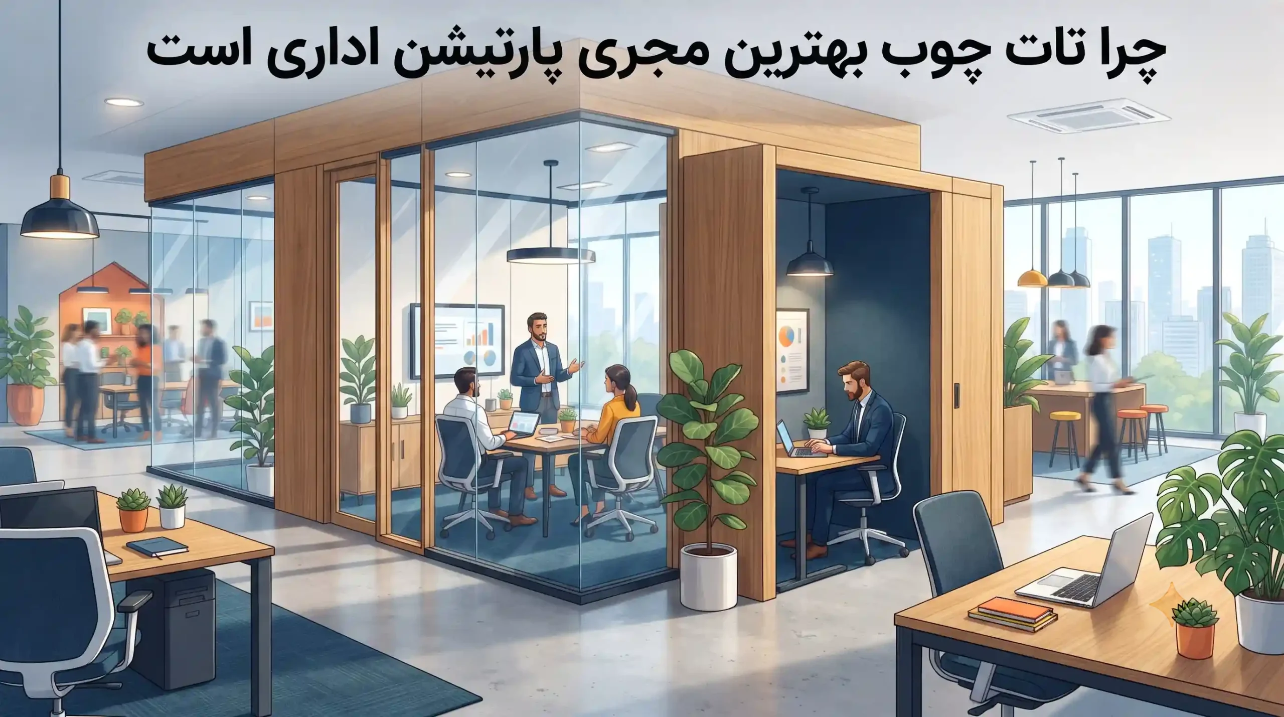 🤝 چرا تات چوب بهترین مجری پارتیشن اداری است