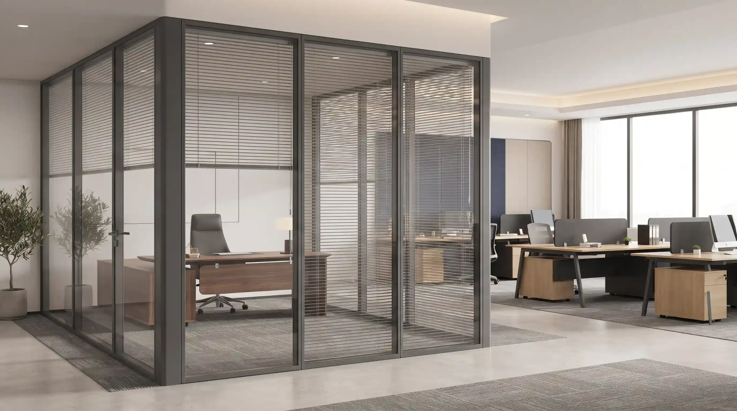 ⚖️ مقایسه پارتیشن دوجداره با سایر انواع پارتیشن اداری