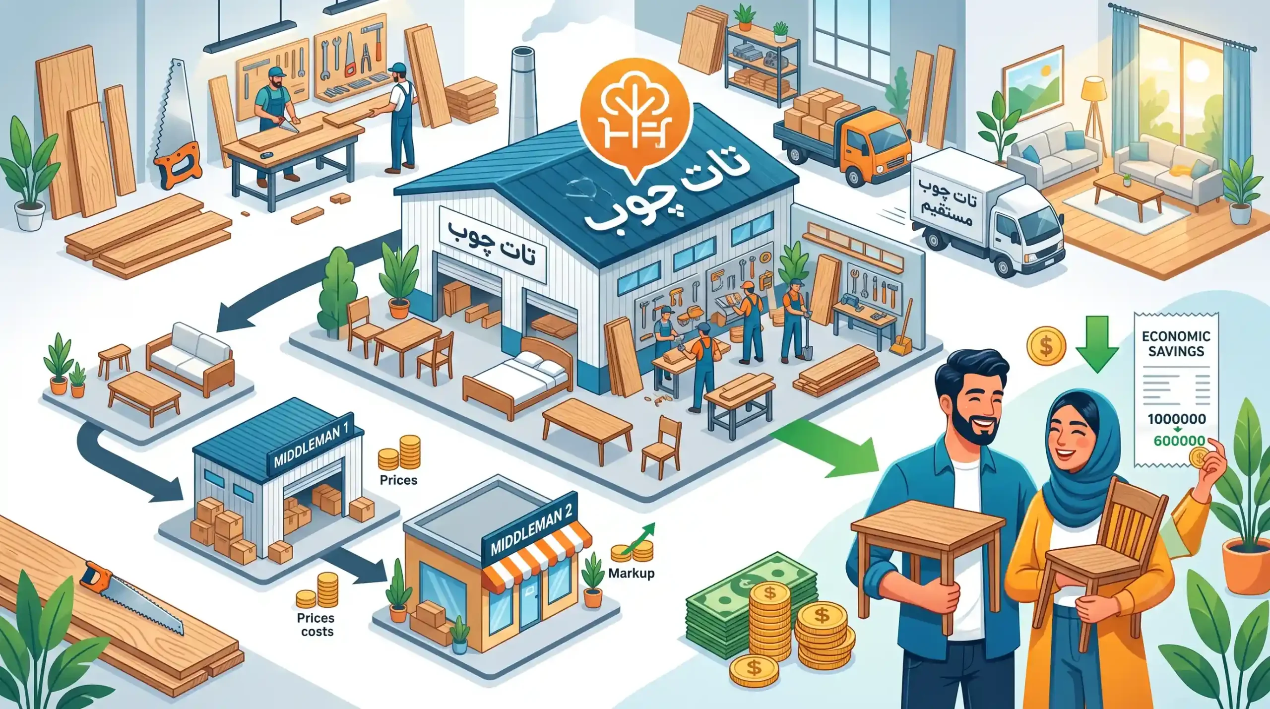 ✨ شناخت پارتیشن اداری ترکیبی و مزایای آن