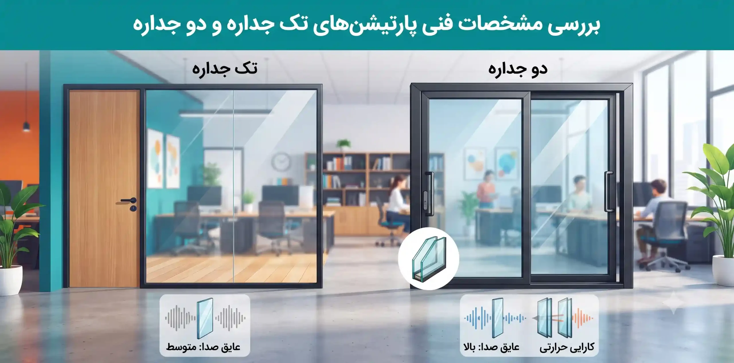 🪵 نحوه نصب پنل‌ها و جداره‌های ام دی اف در پارتیشن‌های ترکیبی